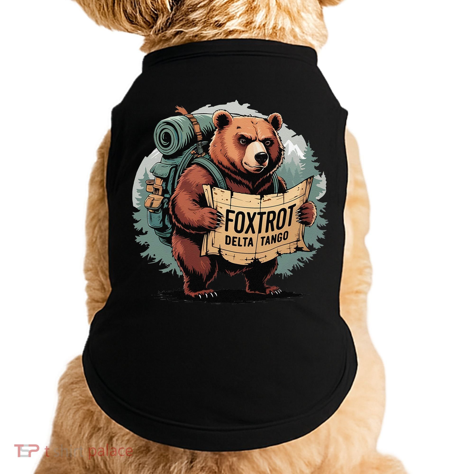 Bear Foxtrots Deltas Tangos Funny Bear Foxtrots Deltas Doggie Tank