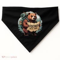 Bear Foxtrots Deltas Tangos Funny Bear Foxtrots Deltas USA-Made Doggie Bandana thumb 0