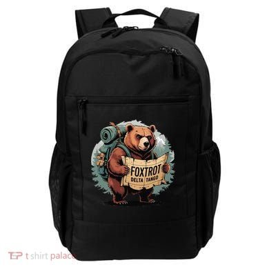 Bear Foxtrots Deltas Tangos Funny Bear Foxtrots Deltas Backpack