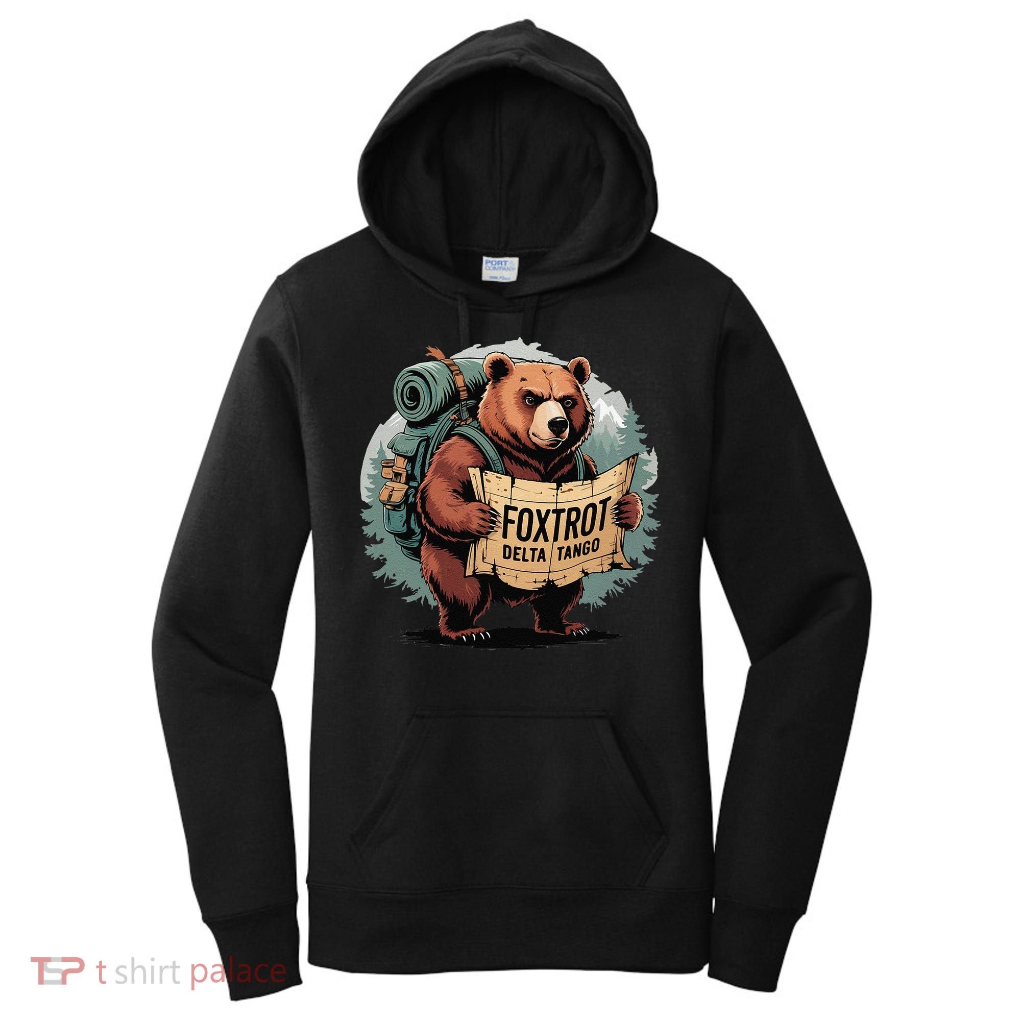 Bear Foxtrots Deltas Tangos Funny Bear Foxtrots Deltas Women's Hoodie