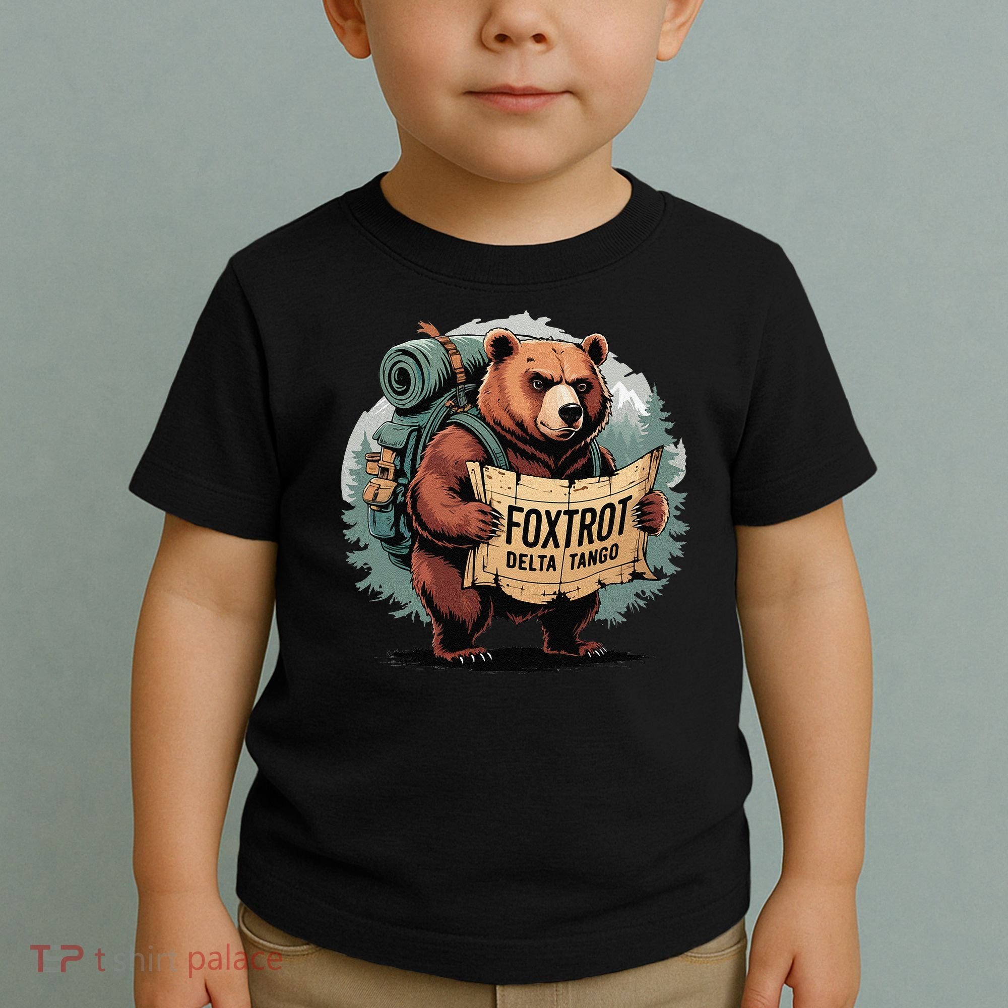 Bear Foxtrots Deltas Tangos Funny Bear Foxtrots Deltas Toddler T-Shirt