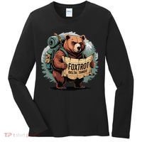 Bear Foxtrots Deltas Tangos Funny Bear Foxtrots Deltas Women's Long Sleeve Shirt thumb 0