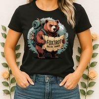 Bear Foxtrots Deltas Tangos Funny Bear Foxtrots Deltas Women's T-Shirt thumb 2