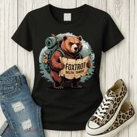 Bear Foxtrots Deltas Tangos Funny Bear Foxtrots Deltas Women's T-Shirt thumb 3