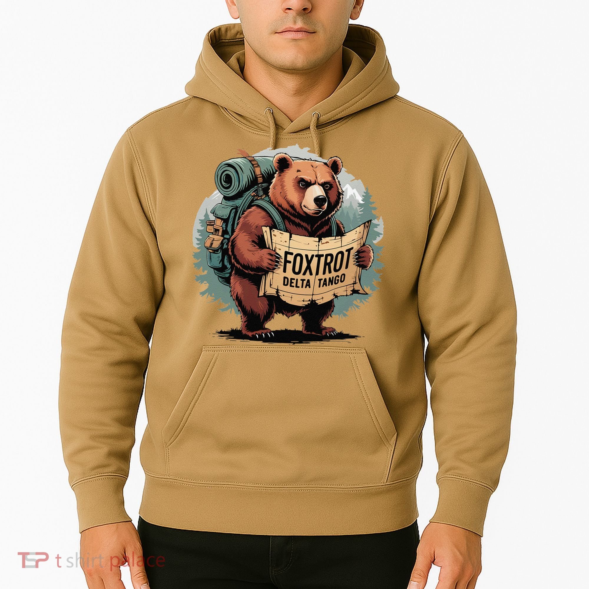 Bear Foxtrots Deltas Tangos Funny Bear Foxtrots Deltas Hoodie