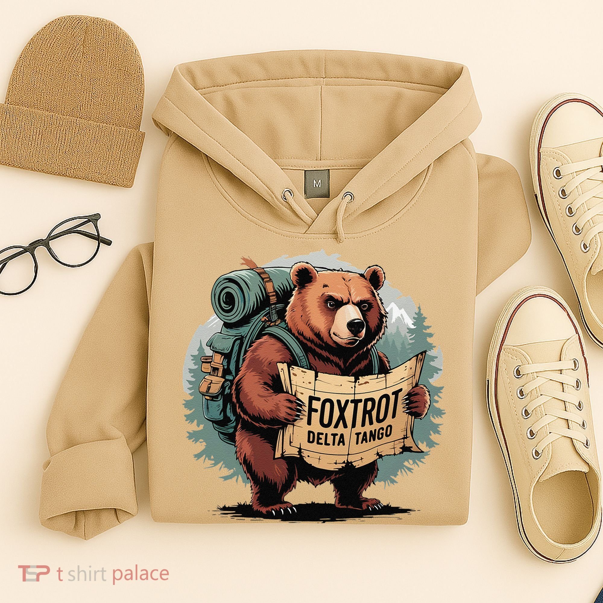 Bear Foxtrots Deltas Tangos Funny Bear Foxtrots Deltas Hoodie