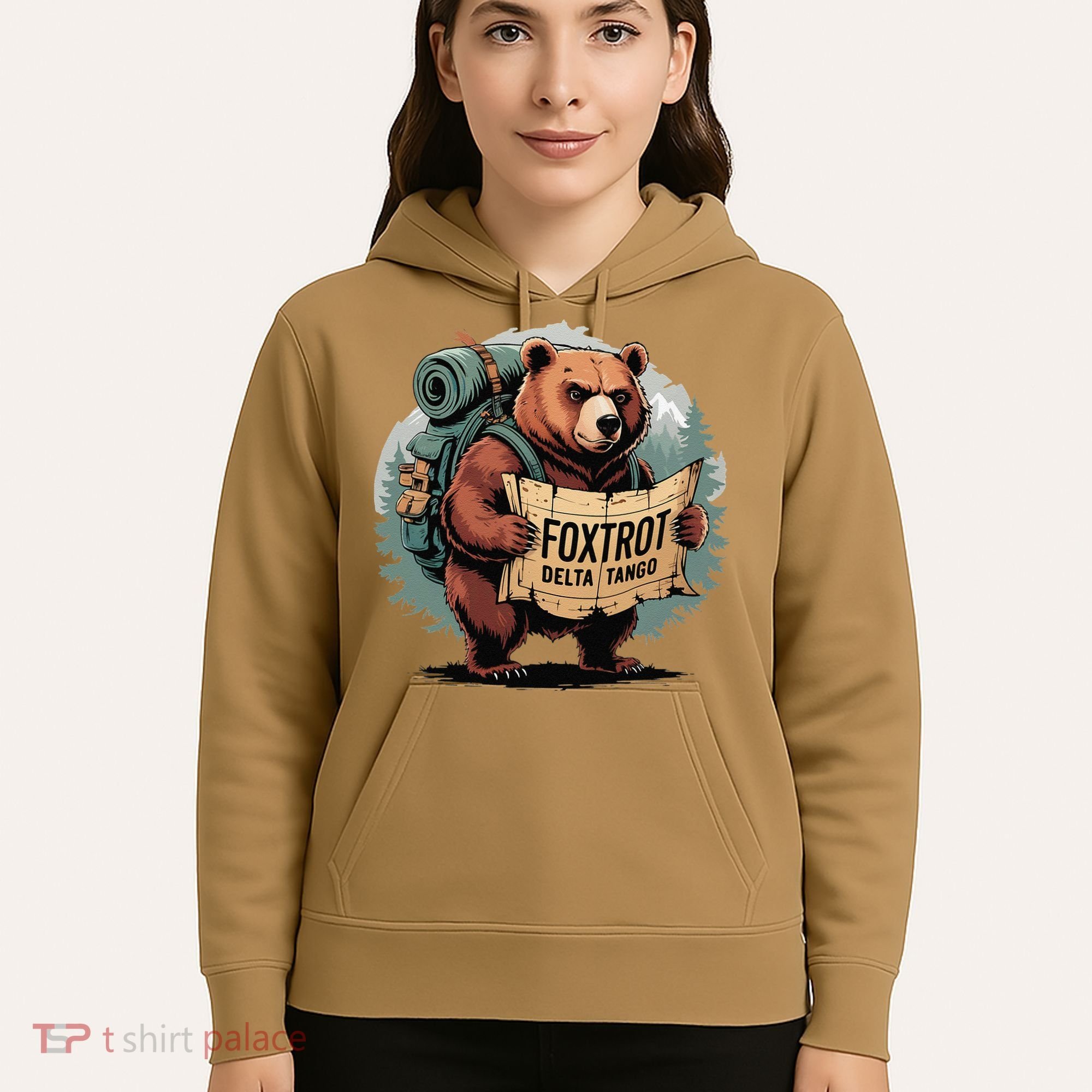 Bear Foxtrots Deltas Tangos Funny Bear Foxtrots Deltas Hoodie