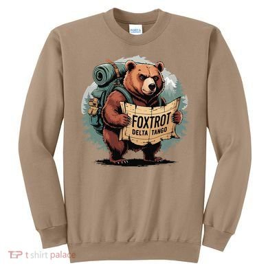 Bear Foxtrots Deltas Tangos Funny Bear Foxtrots Deltas Sweatshirt