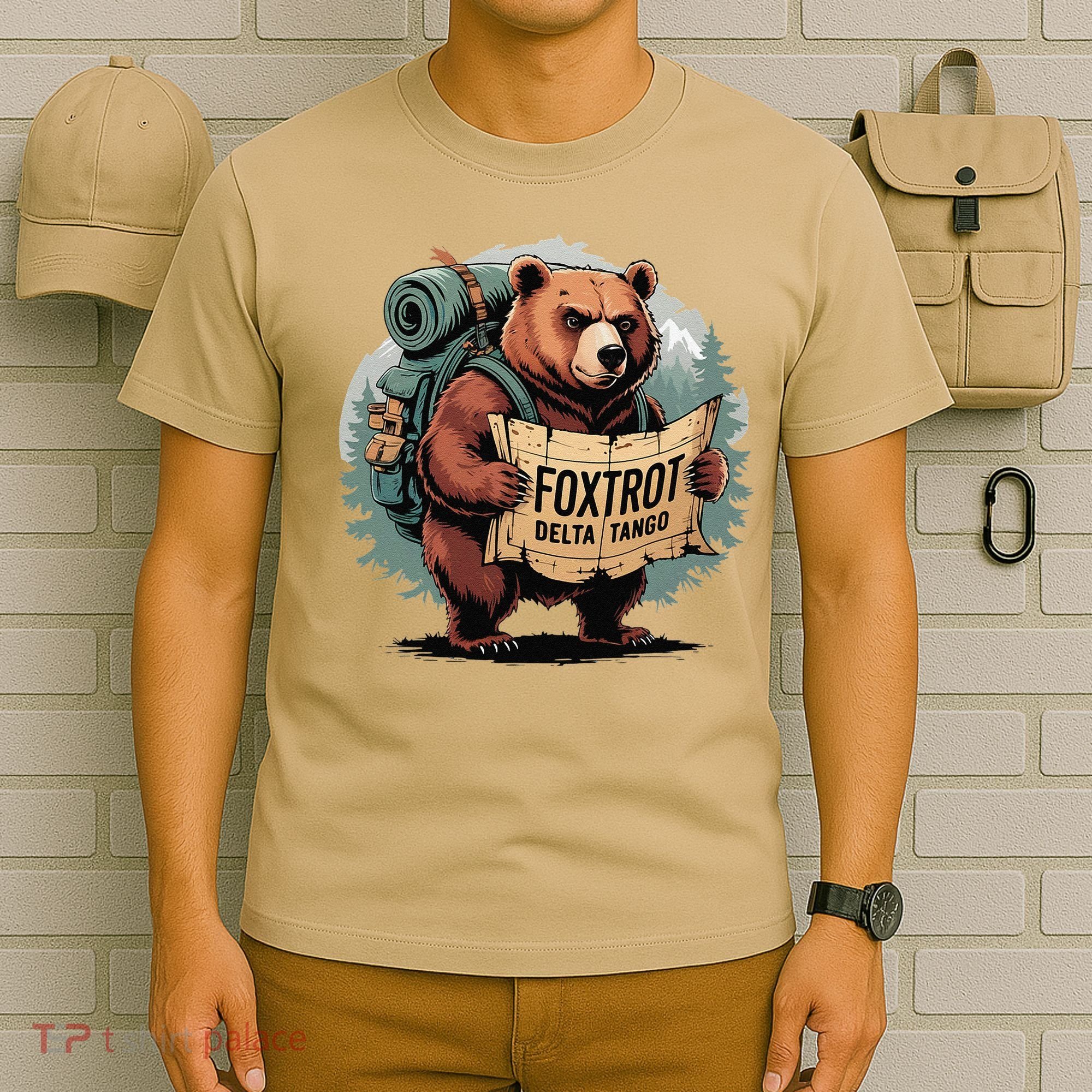 Bear Foxtrots Deltas Tangos Funny Bear Foxtrots Deltas T-Shirt
