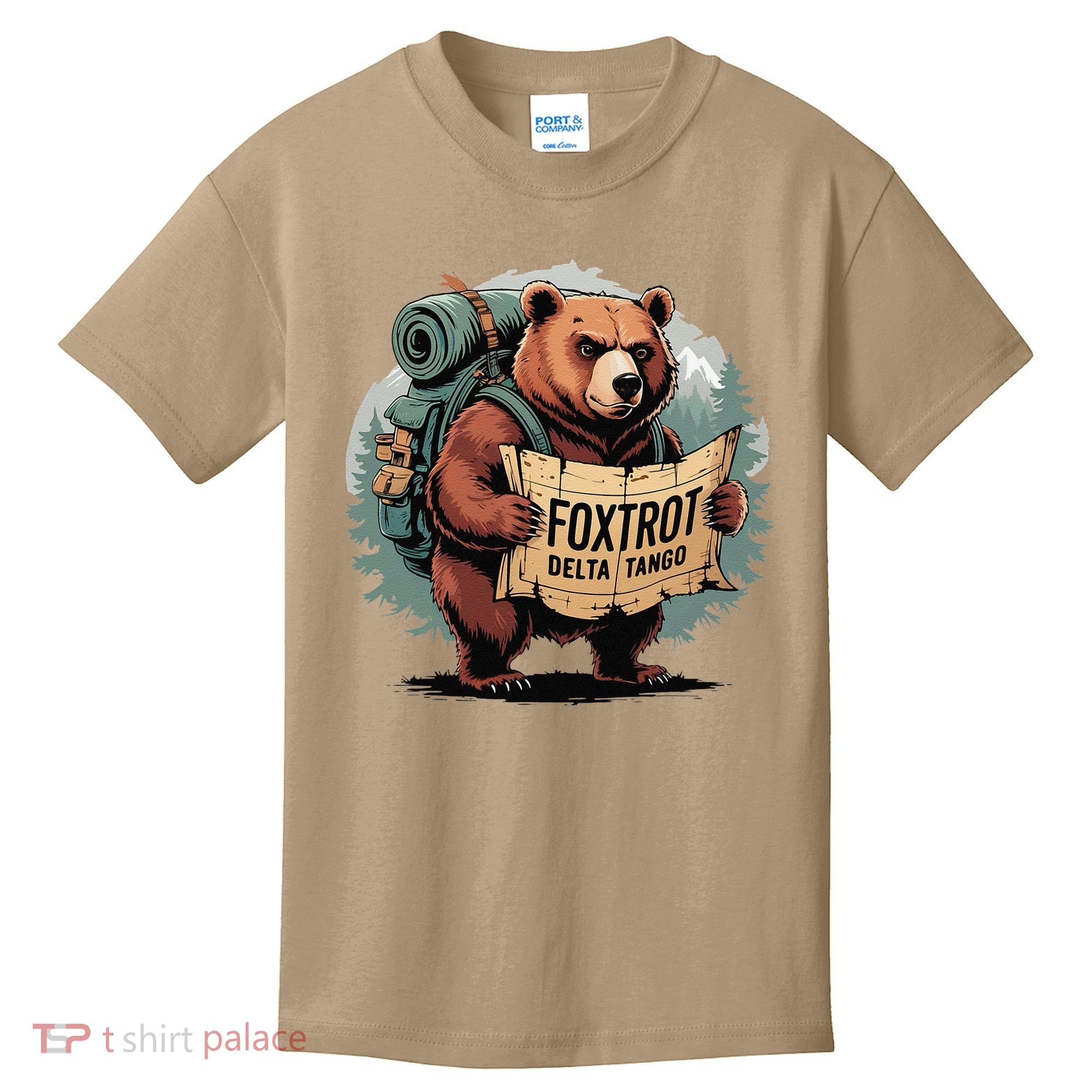 Bear Foxtrots Deltas Tangos Funny Bear Foxtrots Deltas Kids T-Shirt