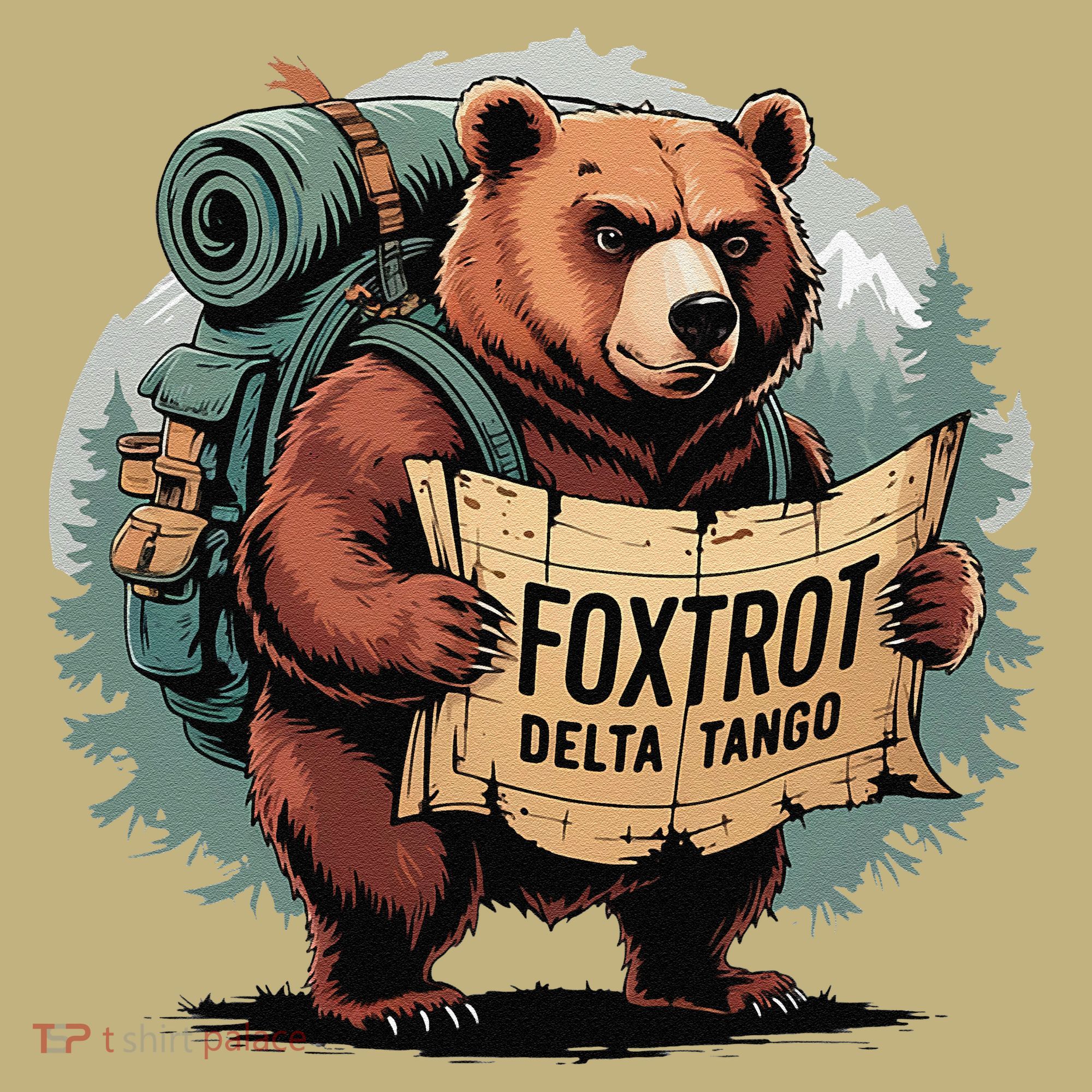 Bear Foxtrots Deltas Tangos Funny Bear Foxtrots Deltas Kids T-Shirt