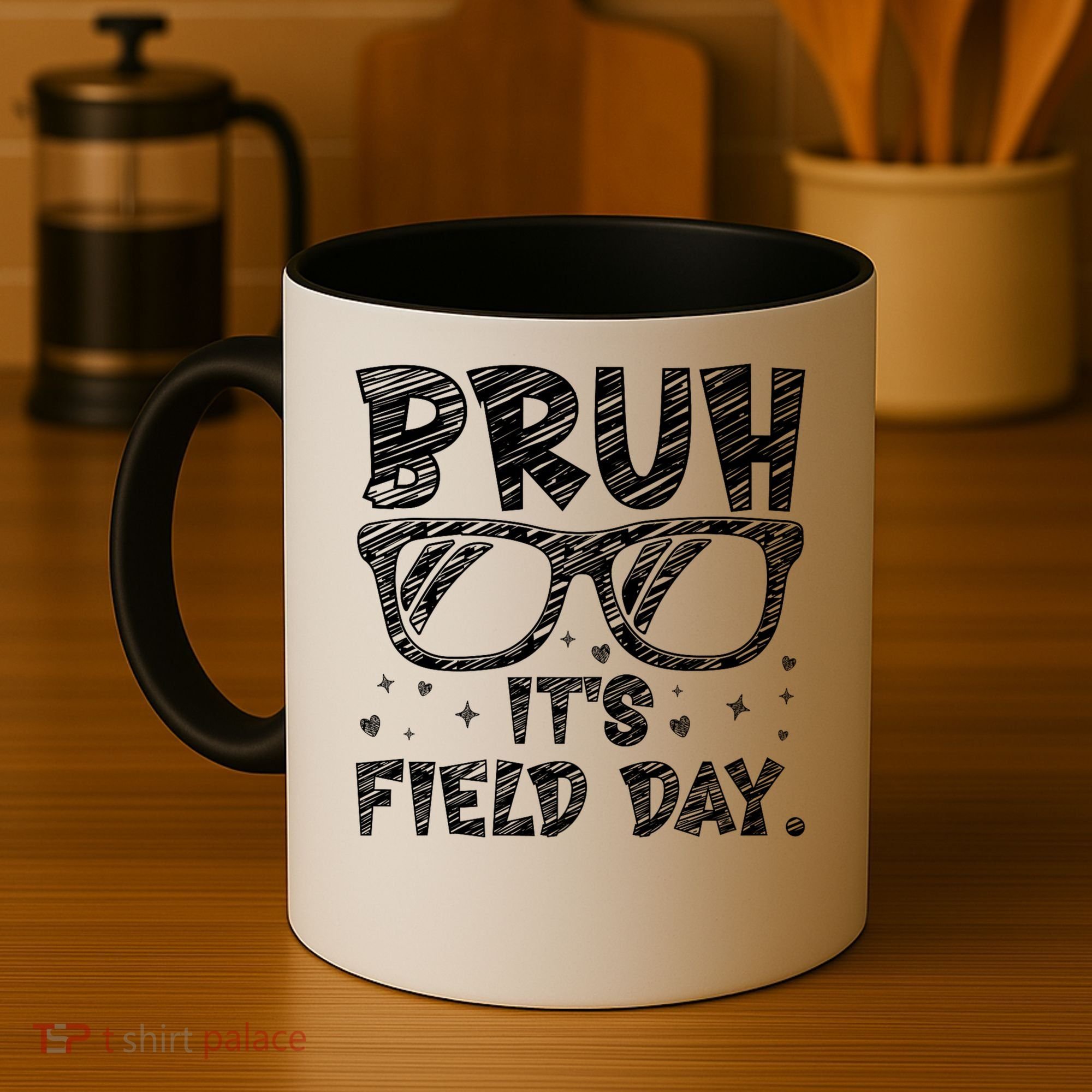 Bruh Field Day Teacher Happy Field Day Sunglasses Coffee Mug