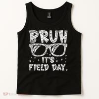 Bruh Field Day Teacher Happy Field Day Sunglasses Tank Top thumb 2