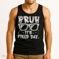 Bruh Field Day Teacher Happy Field Day Sunglasses Tank Top thumb 3