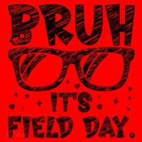Bruh Field Day Teacher Happy Field Day Sunglasses Santa Hat thumb 1
