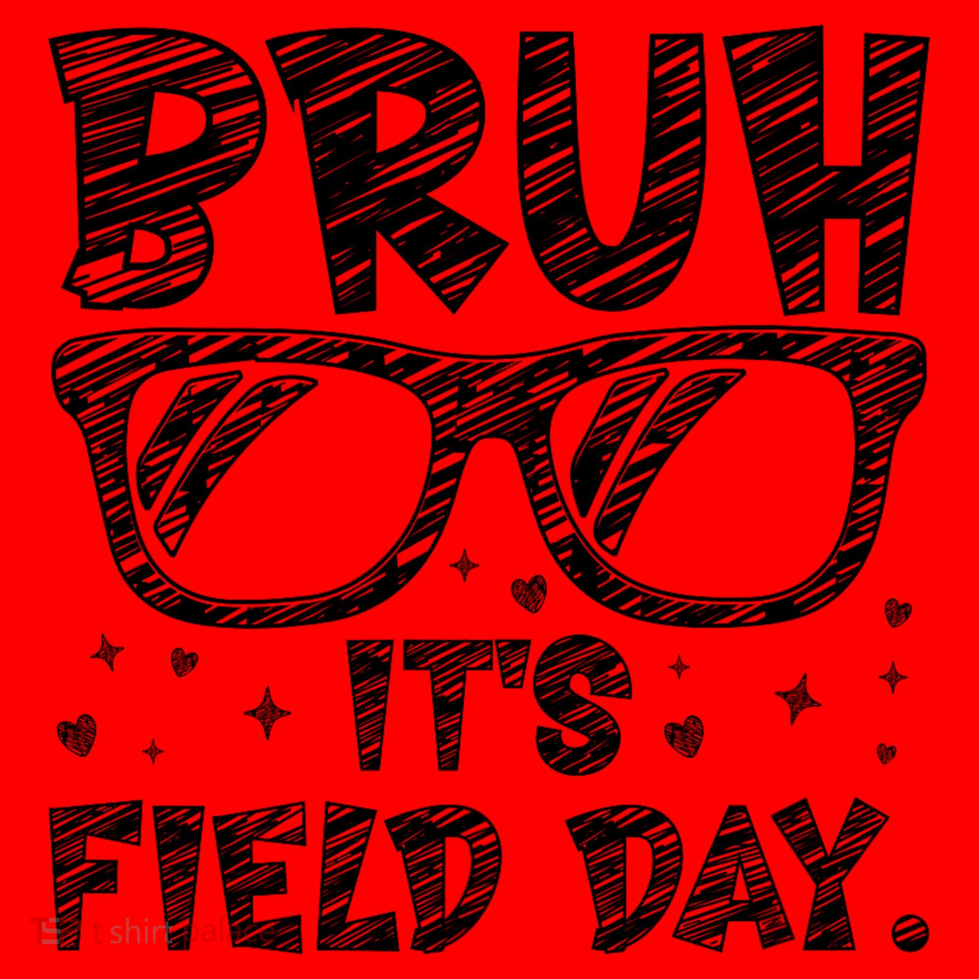 Bruh Field Day Teacher Happy Field Day Sunglasses Santa Hat