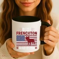 Best Frenchton Dad Ever American Flag Dog Dad Coffee Mug thumb 3