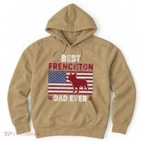 Best Frenchton Dad Ever American Flag Dog Dad Hoodie thumb 0