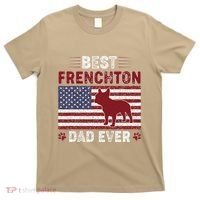 Best Frenchton Dad Ever American Flag Dog Dad T-Shirt thumb 0