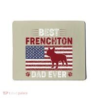 Best Frenchton Dad Ever American Flag Dog Dad Mousepad thumb 0