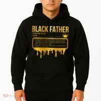 Black Father Definition African American Dad Father's Day Hoodie thumb 2