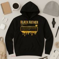 Black Father Definition African American Dad Father's Day Hoodie thumb 3
