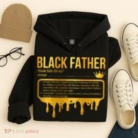 Black Father Definition African American Dad Father's Day Hoodie thumb 4