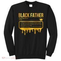 Black Father Definition African American Dad Father's Day Sweatshirt thumb 0