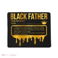 Black Father Definition African American Dad Father's Day Mousepad thumb 0