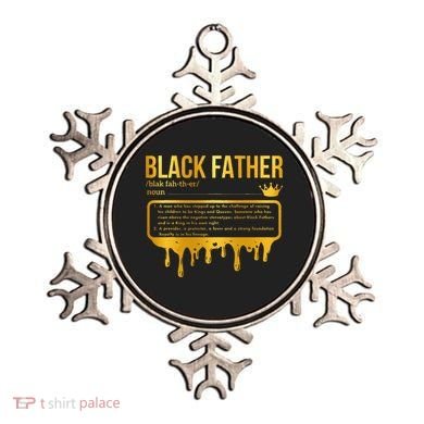 Black Father Definition African American Dad Father's Day Ornament
