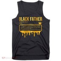 Black Father Definition African American Dad Father's Day Tank Top thumb 0
