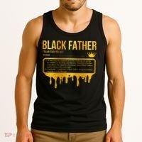 Black Father Definition African American Dad Father's Day Tank Top thumb 3
