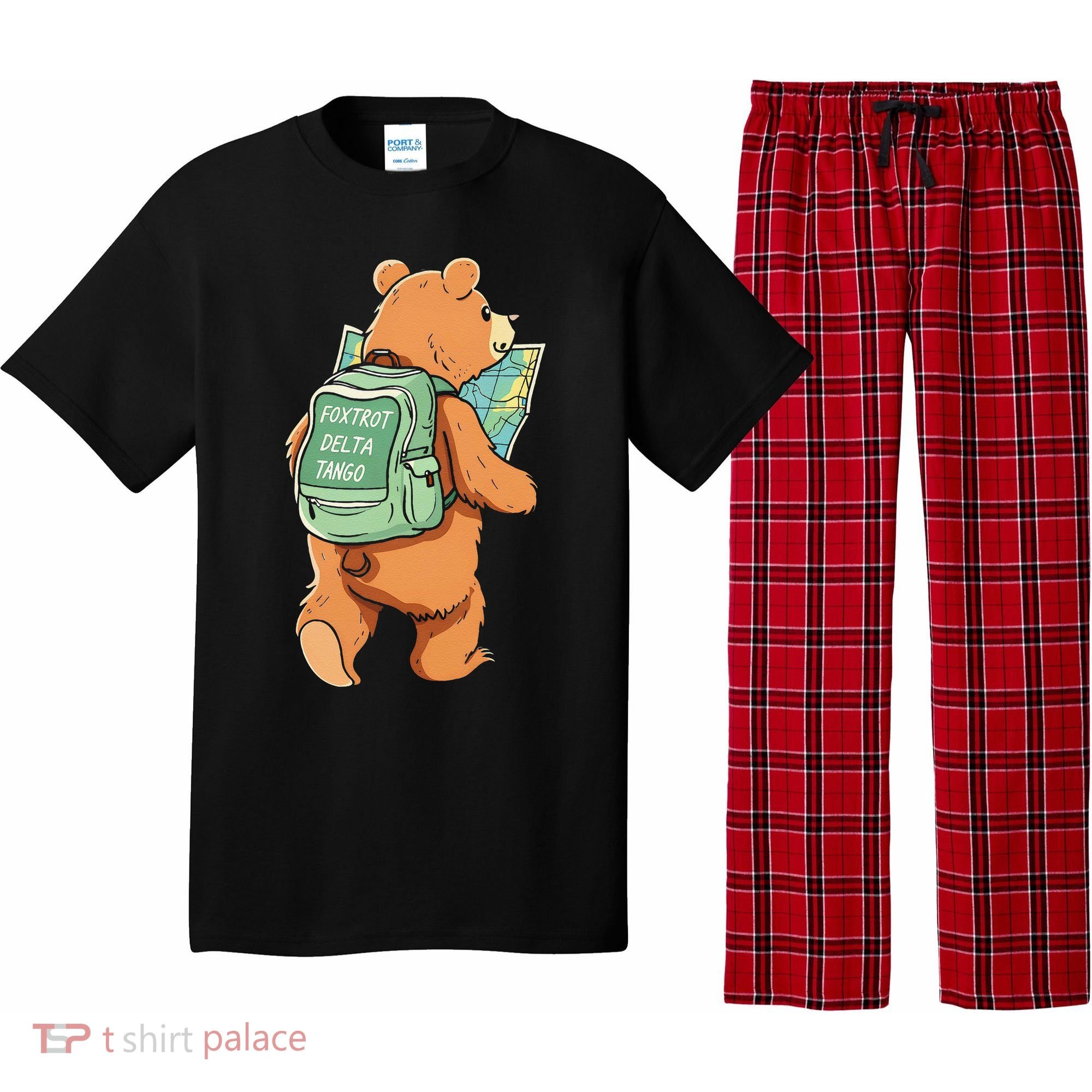 Bear Foxtrots Deltas Tangos Pajama Set