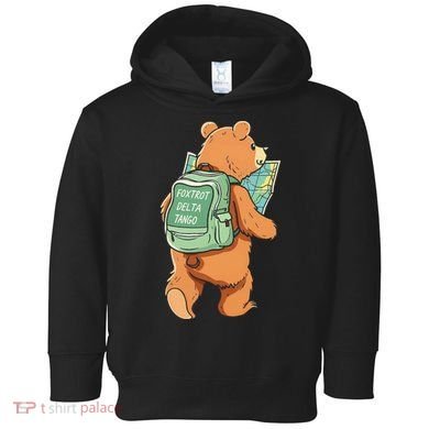 Bear Foxtrots Deltas Tangos Toddler Hoodie