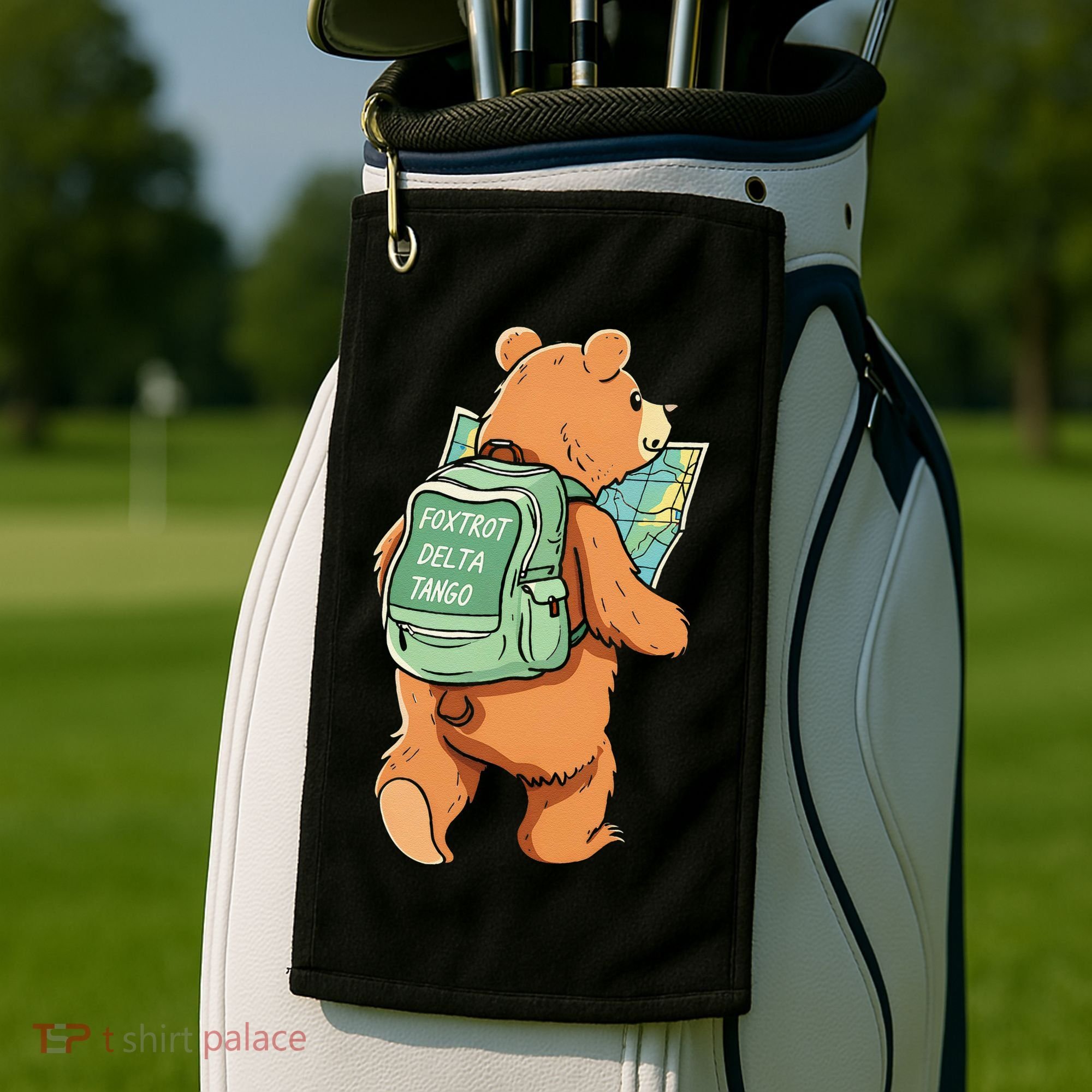 Bear Foxtrots Deltas Tangos Golf Towel