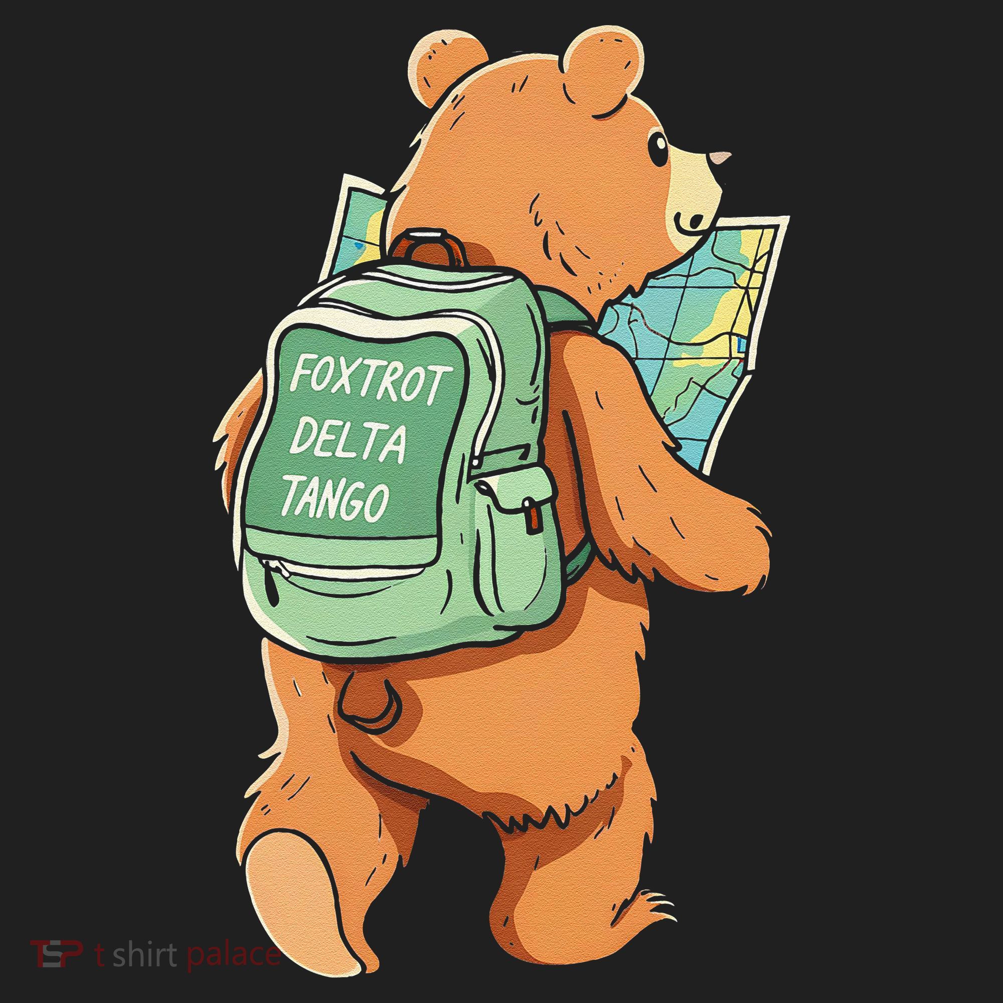 Bear Foxtrots Deltas Tangos Golf Towel