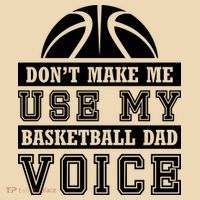 Basketball Funny Don't Make Me Use My Basketball Dad Voice Tote Bag thumb 4