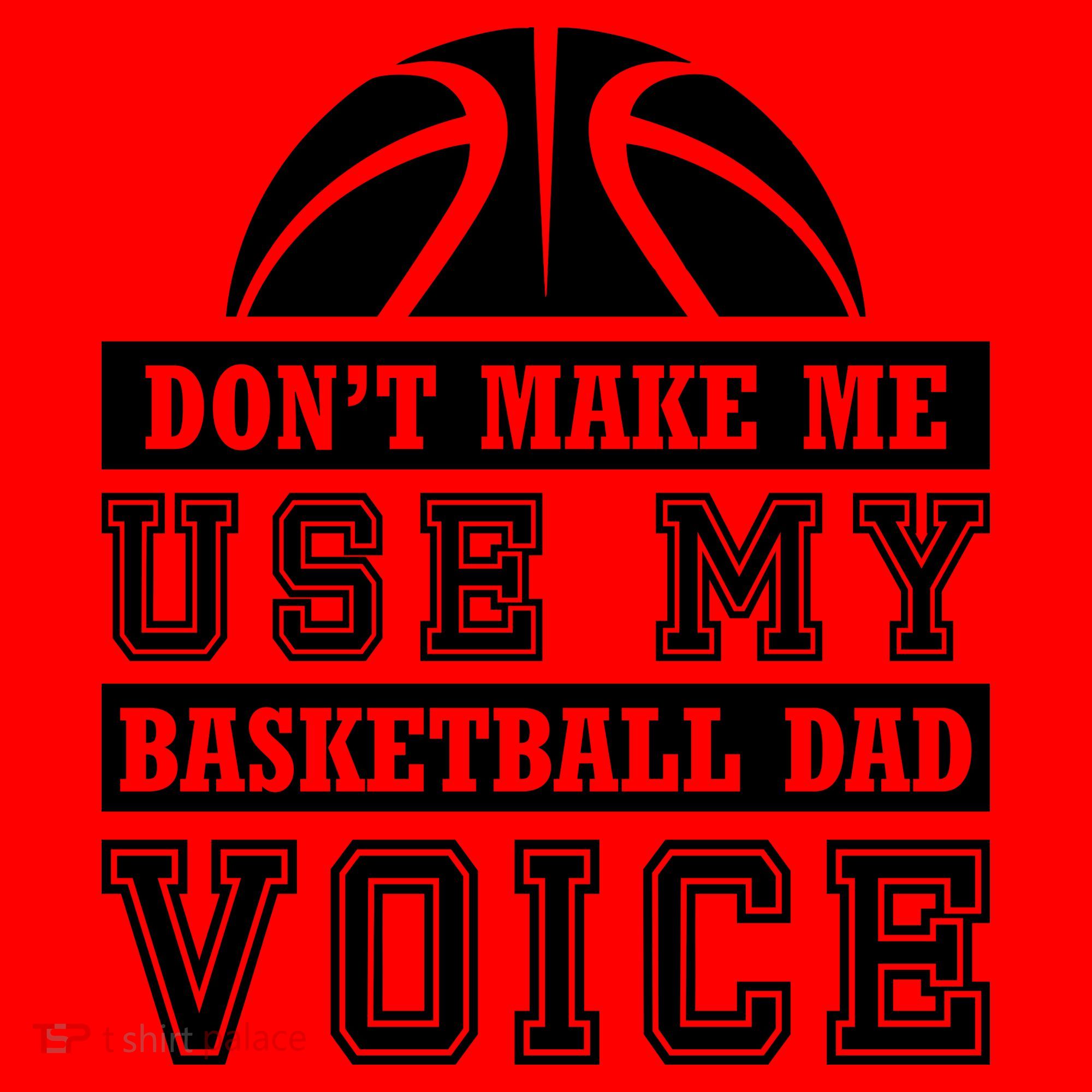 Basketball Funny Don't Make Me Use My Basketball Dad Voice Santa Hat