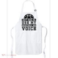 Basketball Funny Don't Make Me Use My Basketball Dad Voice Apron thumb 0