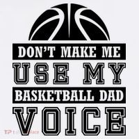Basketball Funny Don't Make Me Use My Basketball Dad Voice Ornament thumb 1