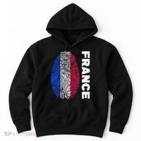 Biometry Fingerprint DNA Flag France Hoodie thumb 0