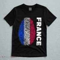 Biometry Fingerprint DNA Flag France T-Shirt thumb 5