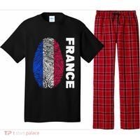 Biometry Fingerprint DNA Flag France Pajama Set thumb 0