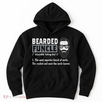 Bearded Funcle Definition Hoodie