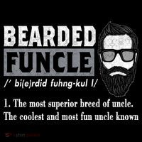 Bearded Funcle Definition Long Sleeve Shirt thumb 2