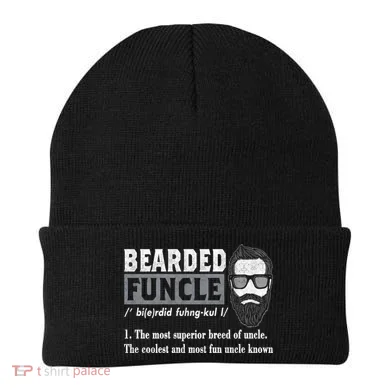 Bearded Funcle Definition Beanie