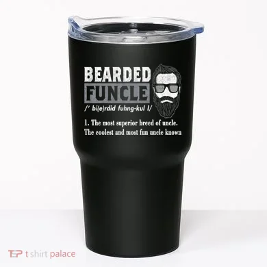 Bearded Funcle Definition Tumbler