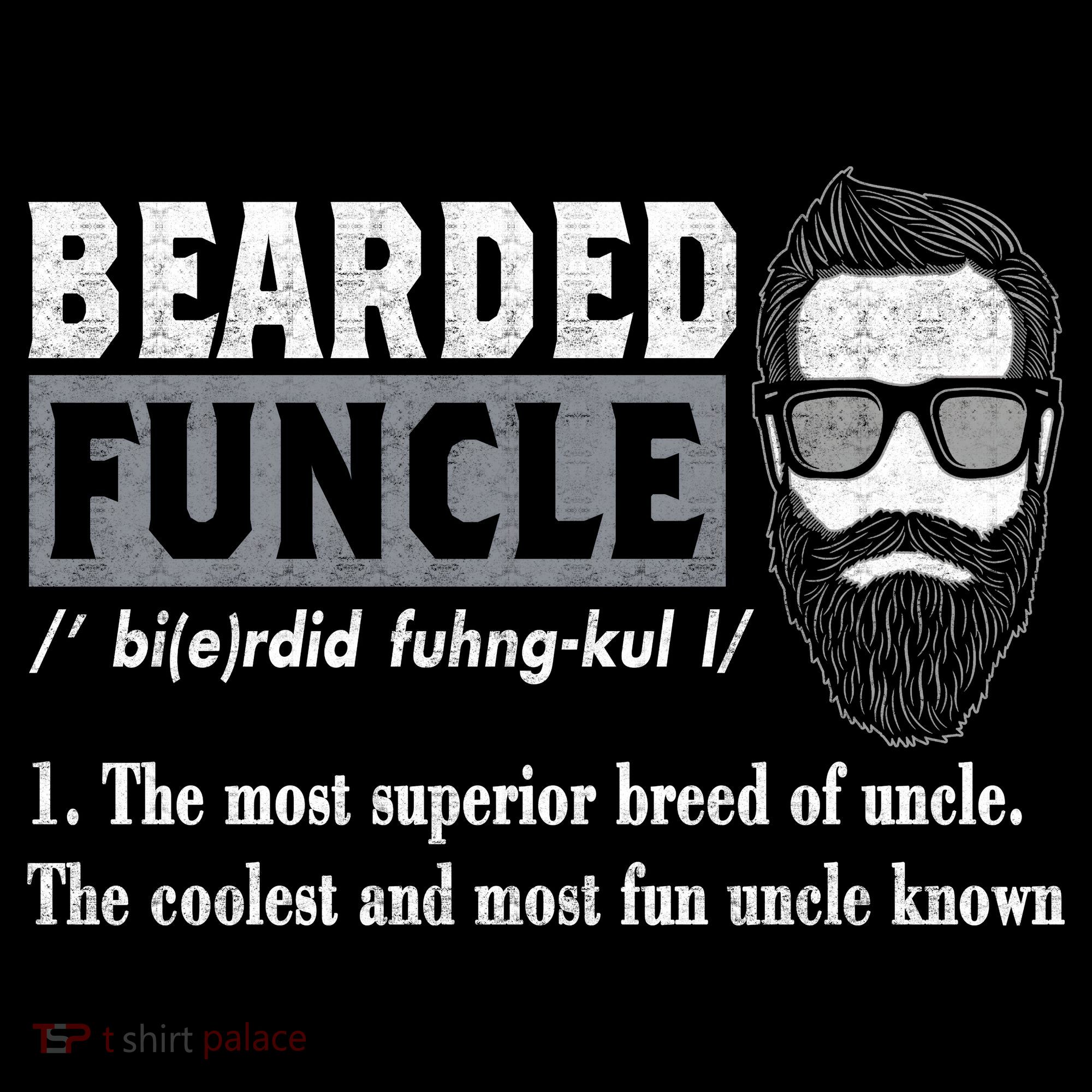 Bearded Funcle Definition Mousepad