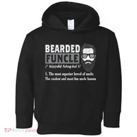 Bearded Funcle Definition Toddler Hoodie thumb 0
