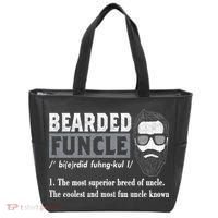 Bearded Funcle Definition Tote Bag thumb 0
